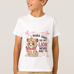 Smiling Lion Cub – Schattige Happy Baby Lion T-shi T-shirt