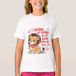 Smiling Lion Cub – Schattige Happy Baby Lion T-shi T-shirt