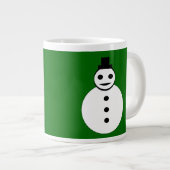 Smiling Noël Snowman Mug (Devant droit)