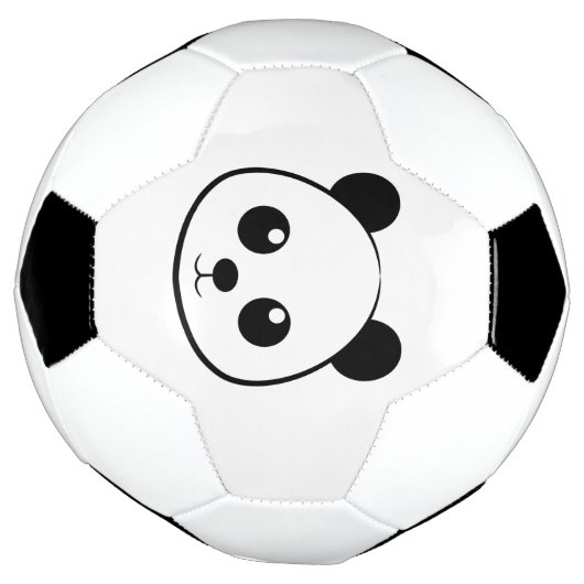 Smiling Panda Face Voetbal – Leuke dierensport (Gedraaid)
