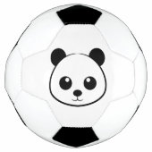 Smiling Panda Face Voetbal – Leuke dierensport (Voorkant)