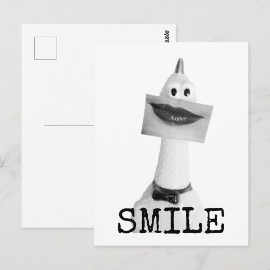 Smiling Rubber Chicken Postcard Briefkaart (Voorkant / Achterkant)