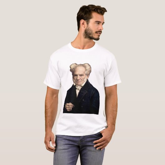 Smiling Schopenhauer T-shirt (Voorkant volledig)
