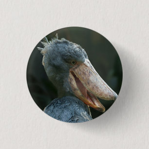Smiling Shoebill Ronde Button 3,2 Cm