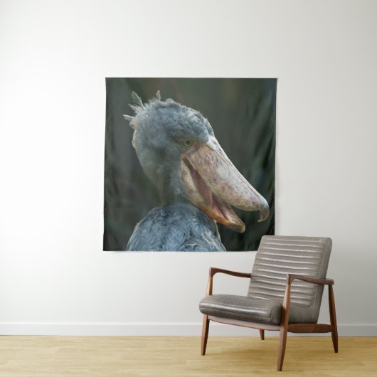 Smiling Shoebill Wandkleed (In situ)