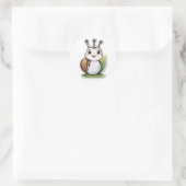 Smiling Snail Sticker - Een traag en stabiel schep (Tas)