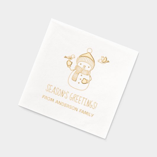 Smiling Snowman Joyeuses Fêtes (Gauche)