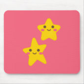 Smiling Stars Mousepad Muismat (Voorkant)