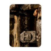 Smiling Stone Totem Cambodia Magnet - Rectangle (Vertical)