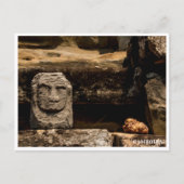 Smiling Stone Totem Cambodia – Postcard Feestdagenkaart (Voorkant)