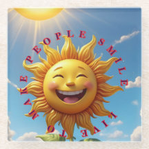 "Smiling Sun Coasters – Verspreid vreugde met Eve
