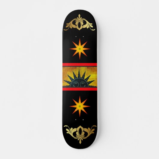 Smiling Sun Skateboard (Devant)