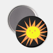 Smilling Sun magnet Magneet (Voorkant / Achterkant)