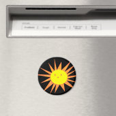 Smilling Sun magnet Magneet (Insitu (Vaatwasser))