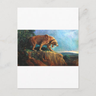 smilodon-1 briefkaart