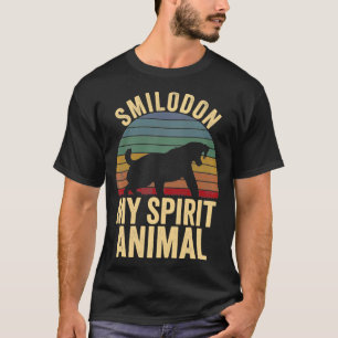 Smilodon is mijn dierlijk Saber Tooth Tiger Lov T-shirt