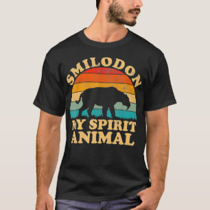 Smilodon is mijn dierlijk zoet Saber Tooth Tiger P T-shirt