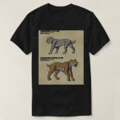 Smilodon Noord en Zuid T-shirt (Design voorkant)