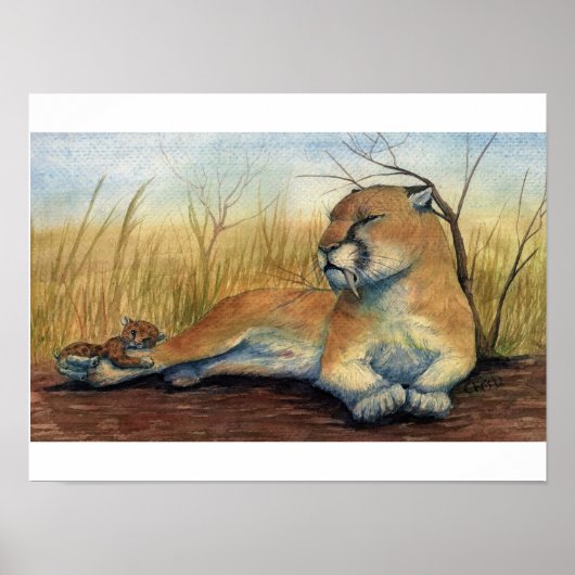 Smilodon Print (Voorkant)