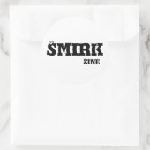 Smirk Zine 3" sticker (Tas)