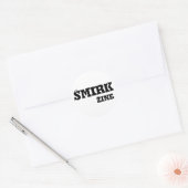 Smirk Zine kleine sticker (Envelop)