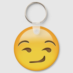 Smirking Face Emoji Sleutelhanger