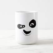 Smirking Panda Face Black & White Graphic Mug (Centre)