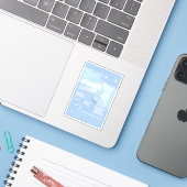 Smiski Poster Sticker (Laptop met iPhone)