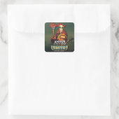 SMITE: Angoers, laag enemie Vierkante Sticker (Tas)