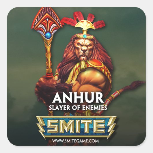 SMITE: Angoers, laag enemie Vierkante Sticker (Voorkant)