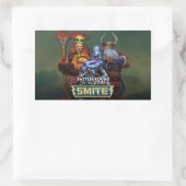 SMITE: Goden Rechthoekige Sticker (Tas)