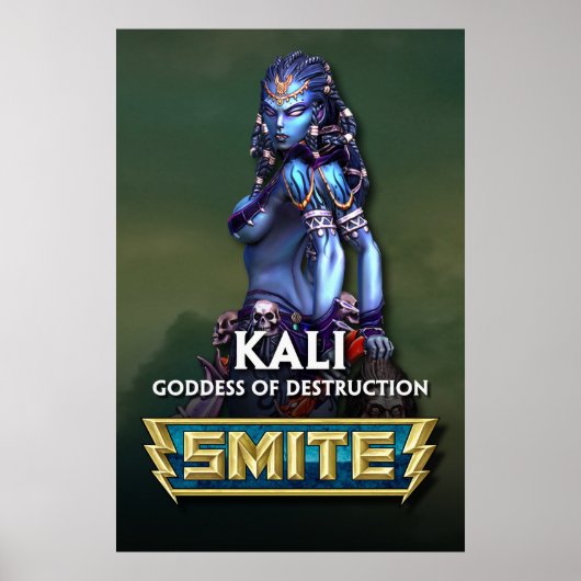 SMITE: Kali, godin van vernietiging Poster (Voorkant)