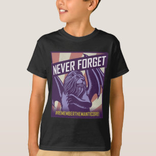 SMITE: Manticore vergeet nooit T-shirt