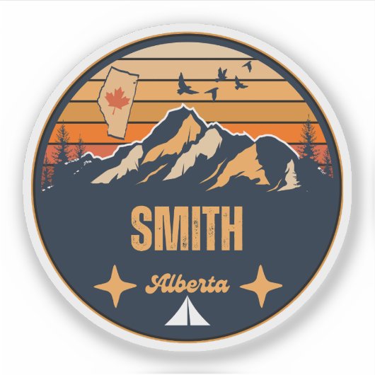 Smith, Alberta Sticker (Voorkant)