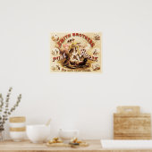 Smith Brothers PURE BORAX Soap Detergent Cleaning Poster (Keuken)