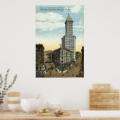 Smith Building Seattle 1915  Poster (Keuken)