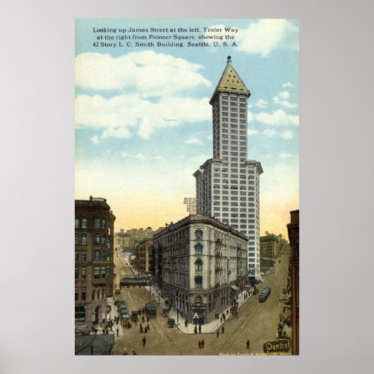 Smith Building Seattle 1915  Poster (Voorkant)