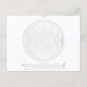 Smith Chart Radio Frequency Engineering Briefkaart