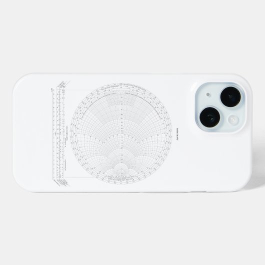 Smith Chart Radio Frequency Engineering Case-Mate iPhone Case (Achterkant (horizontaal))