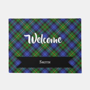 Smith Clan Scottish Tartan Pset Pattern Deurmat