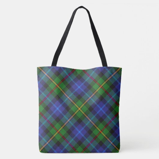 Smith Clan Scottish Tartan Pset Pattern Draagtas (Achterkant)