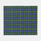 Smith Clan Scottish Tartan Pset Pattern Fleece Deken (Voorkant (Horizontaal))