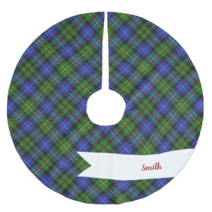 Smith Clan Scottish Tartan Pset Pattern Kerstboom Rok