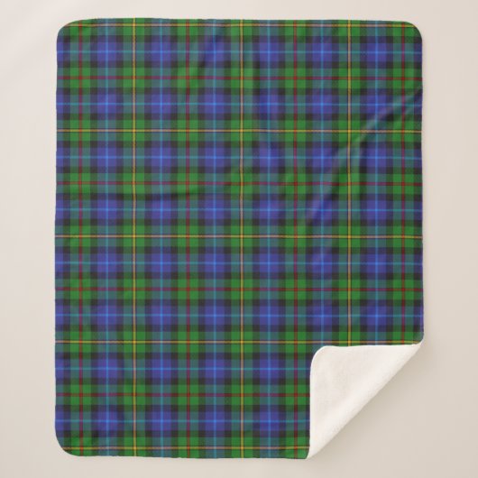 Smith Clan Scottish Tartan Pset Pattern Sherpa Deken (Voorkant)