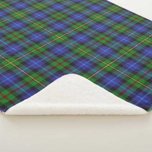 Smith Clan Scottish Tartan Pset Pattern Sherpa Deken (3/4)