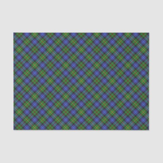 Smith Clan Tartan Plaid Patroon Tissuepapier (Voorkant)