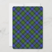 Smith Clan Tartan Scottish Pset Kaart (Achterkant)