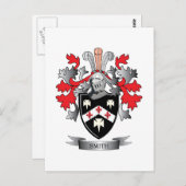 Smith Coat of Arms Briefkaart (Voorkant / Achterkant)