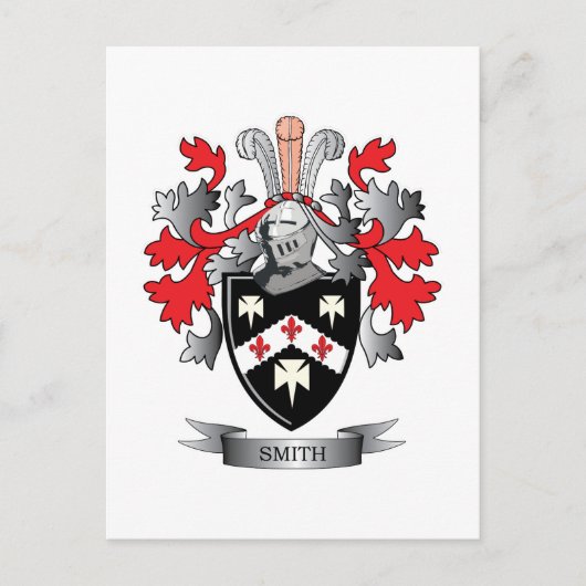 Smith Coat of Arms Briefkaart (Voorkant)