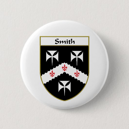 Smith Coat of Arms/Family Crest Ronde Button 5,7 Cm (Voorkant)